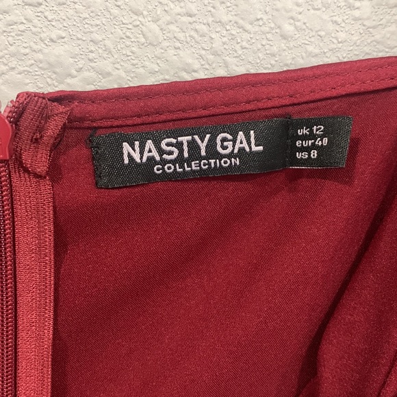 NastyGal love at first sight wrap dress - Picture 3 of 8